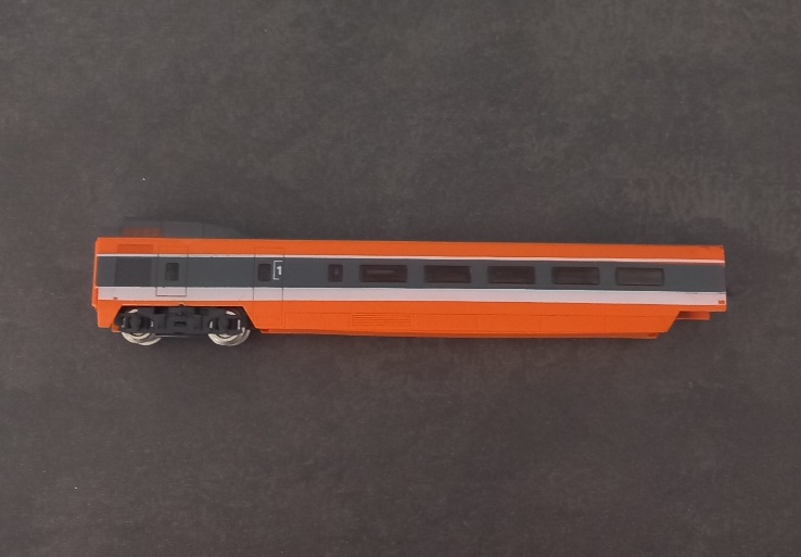 Train Wagon TGV Lima orange