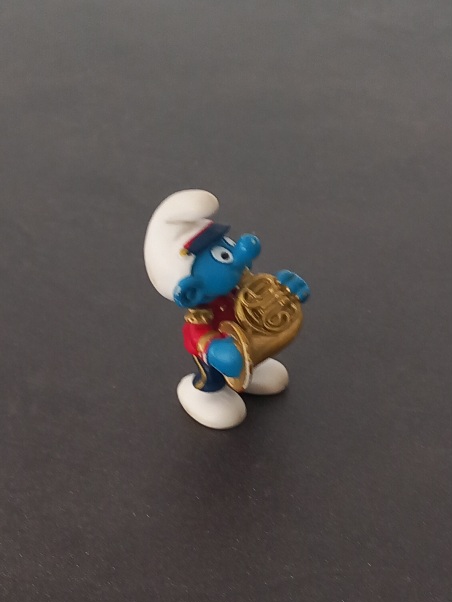 Schtroumpf musicien de la fanfare 2001 Schleich Peyo Germany