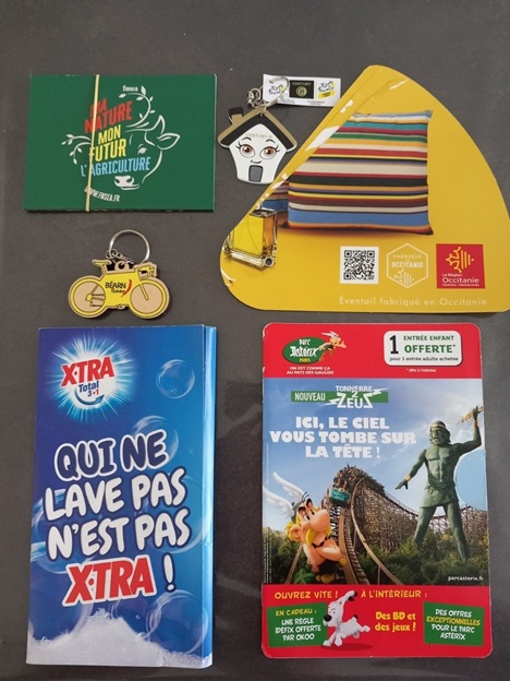 Tour de France - Lot de 6 Goodies Century 21 Béarn Xtra Objet Publicitaire