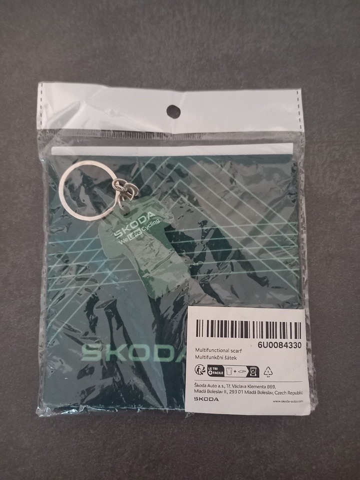 Tour de France - Porte clé et cache cou -SKODA - Goodies Objet Publicitaire